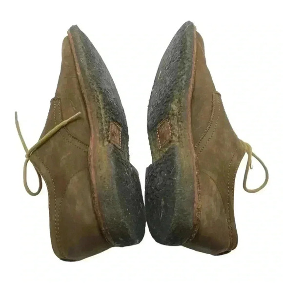 Frye brown casual oxfords with crepe sole shoes  size 12 - Picture 3 of 9